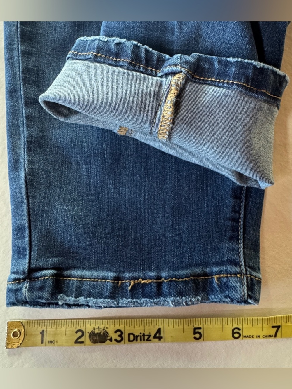 Judy Blue Jeans Distressed Lace Patch Skinny Mid Rise Denim Stretch JB8463 (24W) - Picture 10 of 17